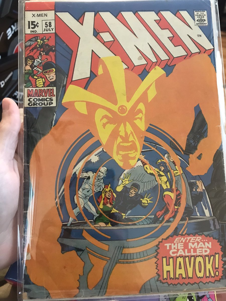 Main event of this shipment. I had a copy a decade ago but couldn’t find it after numerous searches so it’s nice to get an affordable copy again cause Havok is one of the best X-Men. Thanks to @mycomicshop for plugging that gap