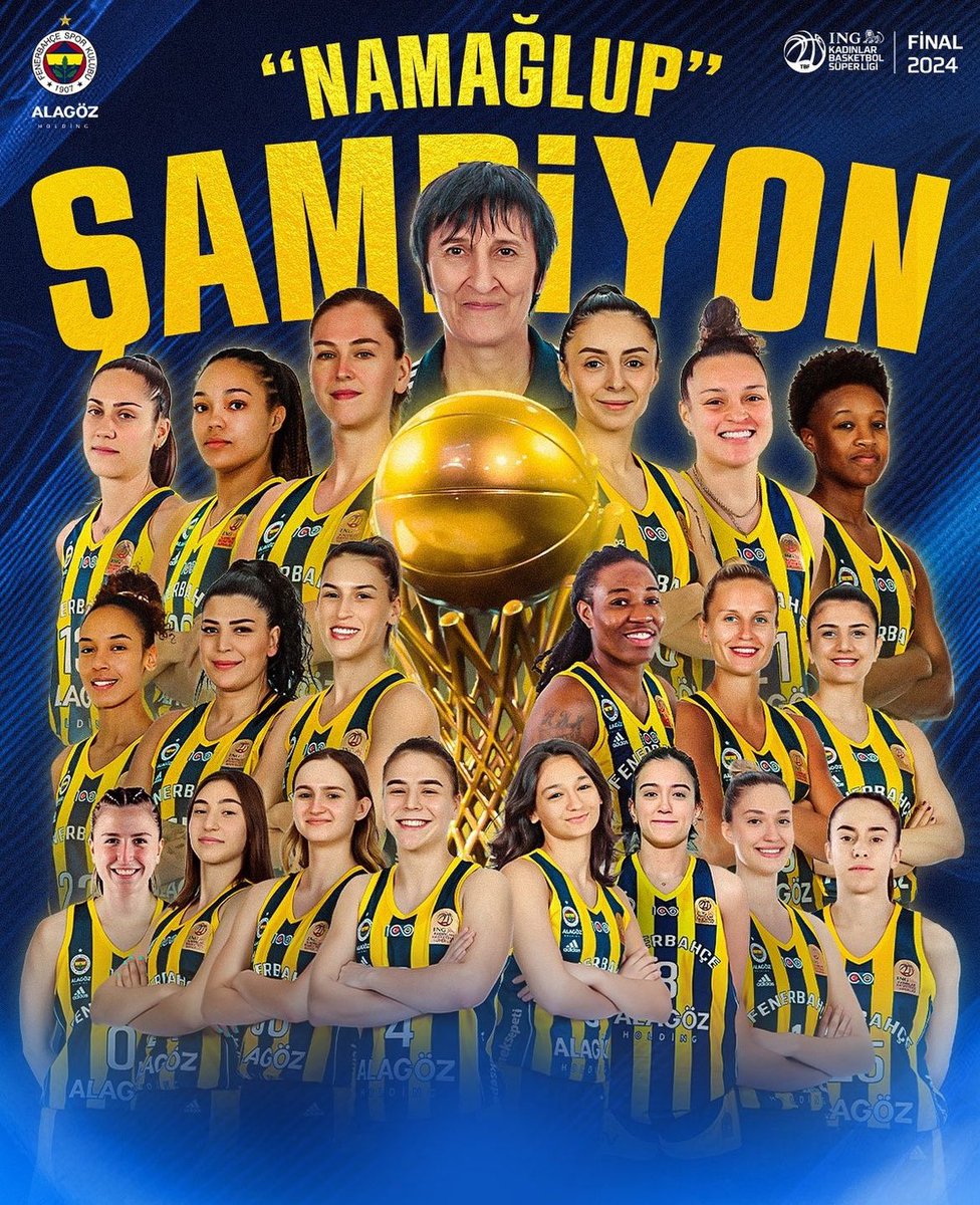 DÖRT KUPA, TEK ŞAMPİYON! 🏆 FIBA SUPER KUPA, KADINLAR TÜRKİYE KUPASI, EUROLEAGUE WOMEN VE ARDINDAN 2023/2024 SEZONU KADINLAR BASKETBOL SÜPER LİGİ ŞAMPİYONU FENERBAHÇE ALAGÖZ HOLDİNG! TEBRİKLER POTANIN KRALİÇELERİ!⚡️ #İstanbulUNIGFB