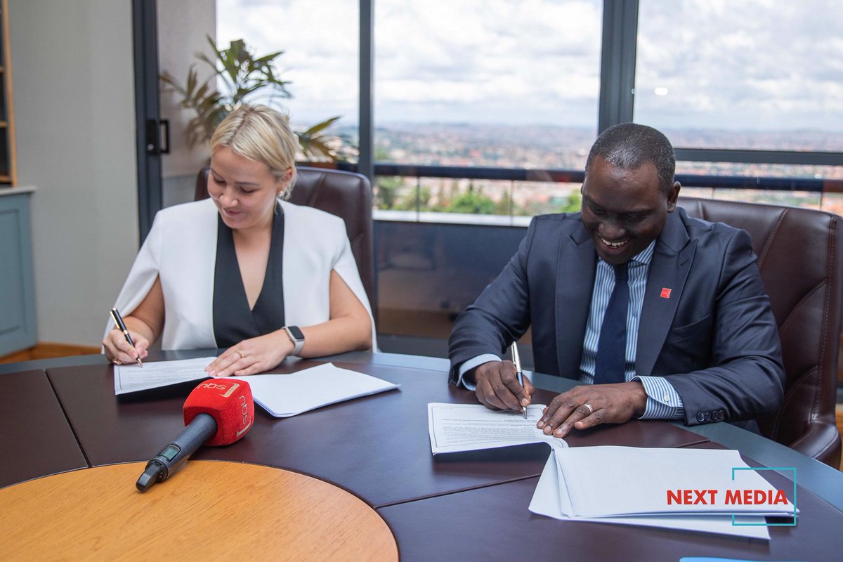 Today, we welcomed our new partners from 1MTN Foundation, @ugandainvest, and the Estonia Embassy to Uganda to the #NextMediaPark for a historic MOU signing ceremony for the East Africa Carbon Markets Forum - #EACMF. This partnership is another avenue through which we (1/4)