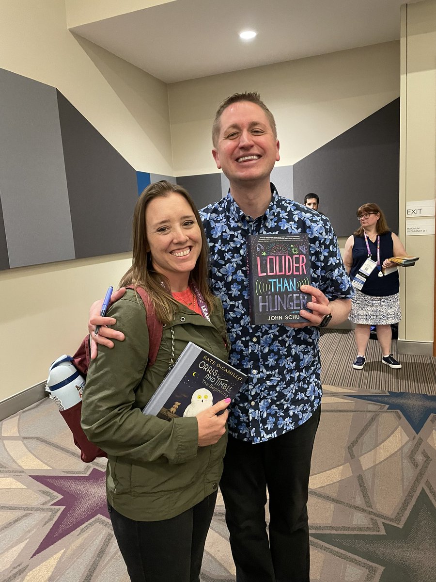 “The power of story is the power of connection.” - Kate DiCamillo 

What an amazing session! @KateDiCamillo and @MrSchuReads are so inspiring! 

#TLA2024 #thepowerofstory #literacymatters #expeditionexceLLence