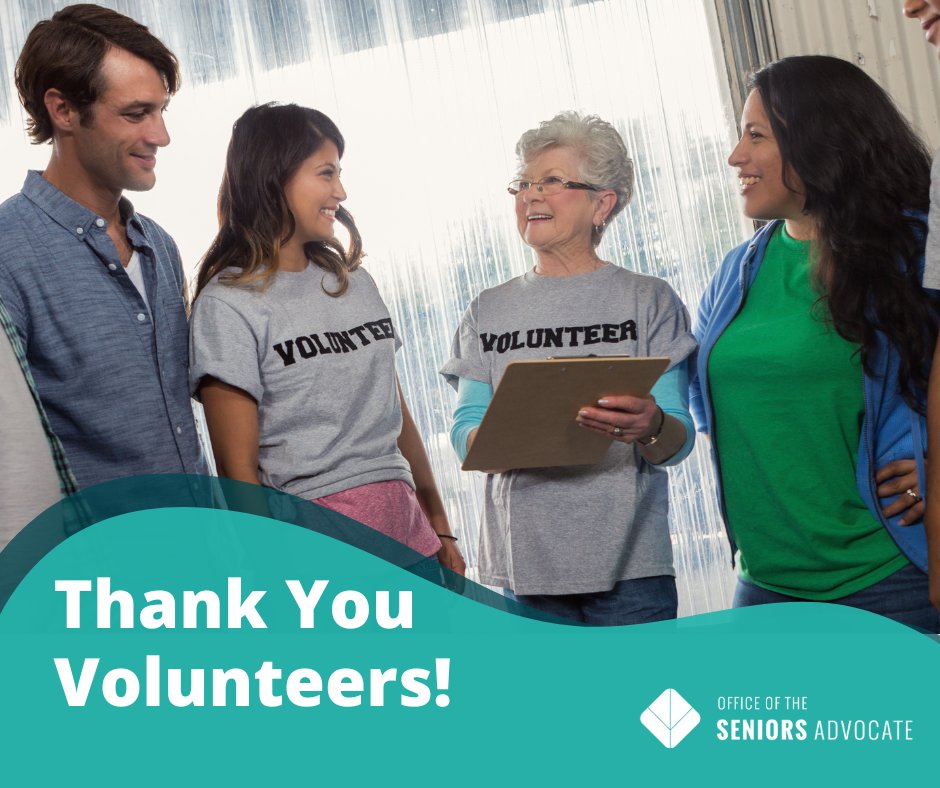 Did you know that 33% of Canadian seniors are volunteers? People 65+ give an average 222 hours per year - more than any age group! On #NationalVolunteerWeek we thank all senior volunteers for giving generously of their time and experience.