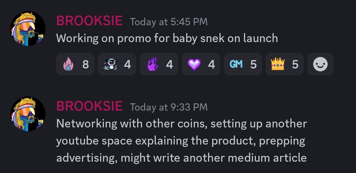 🐍 BabySNEK Daily Update 🐍 🏆 @AdaBrooksie 🚀 If this doesn't make you bullish, I'm not sure you understand why we are here! 👀 📱 discord.com/invite/yZvUPZs… #Cardano #Ada