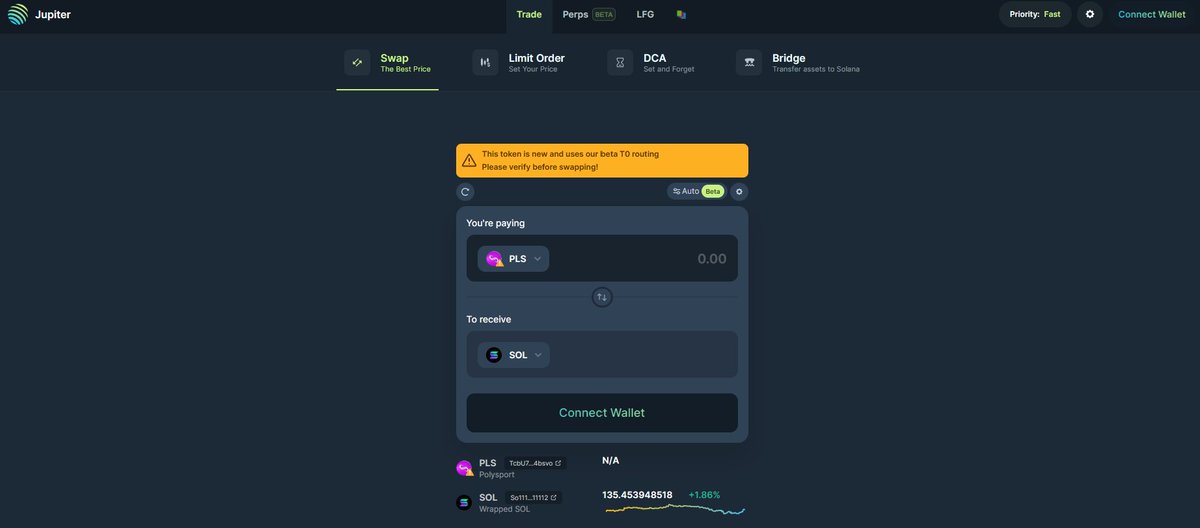 🔥Now you can swap $PLS tokens Solana chain on Jupiter Exchange!

 jup.ag/swap/SOL-TcbU7…

#PLS #Jupiter #Exchange #BTCHalving #BTC
