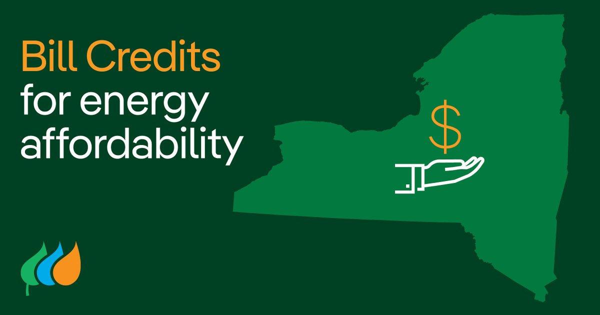 We're applying funds from New York State to customer bill credits - check your bill for NYS Energy Bill Credit! nyseg.com/w/nyseg-and-rg…
