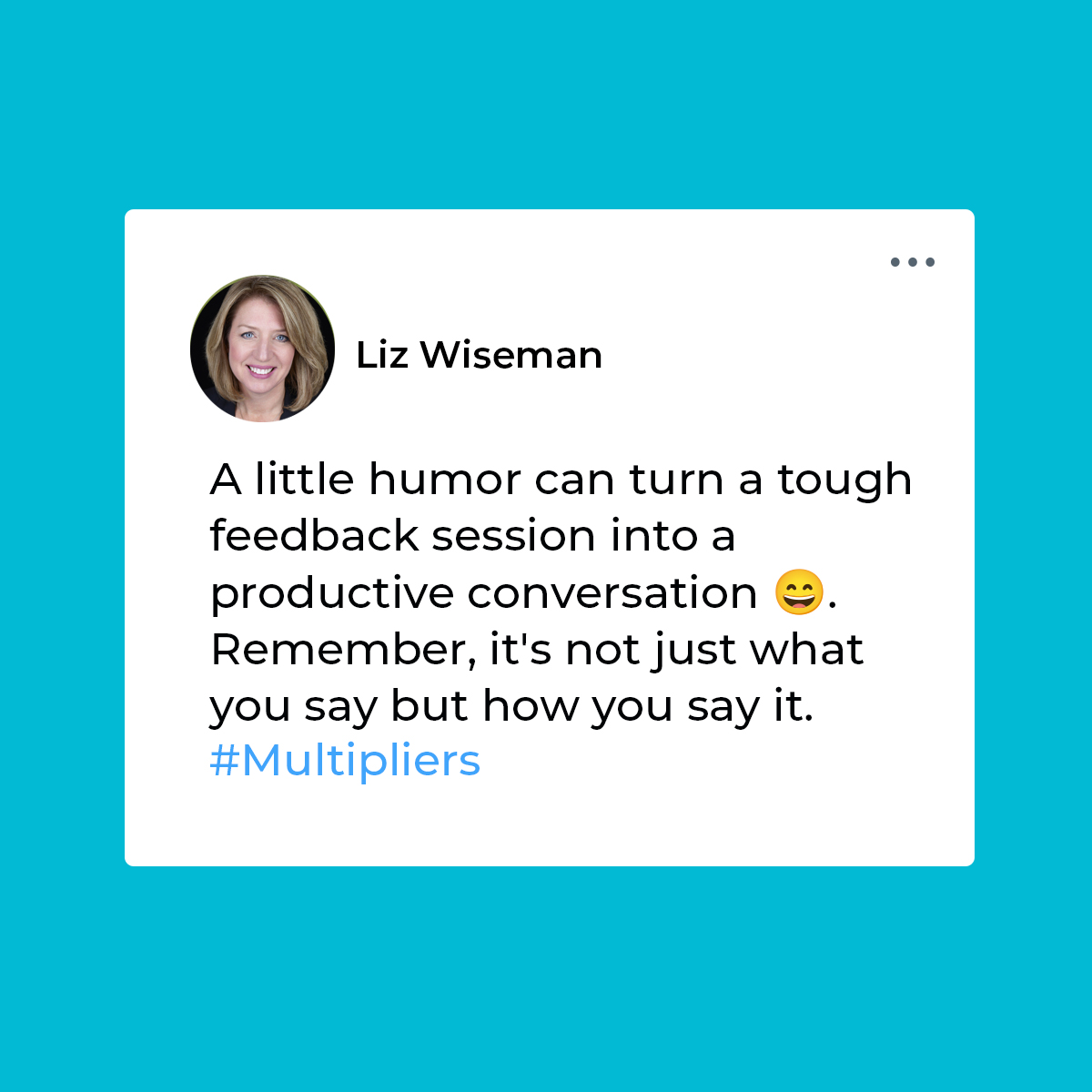 What if you could disarm tension with just a smile or a light-hearted comment? A well-placed joke can turn a potential confrontation into a moment of shared understanding and growth. #Multipliers