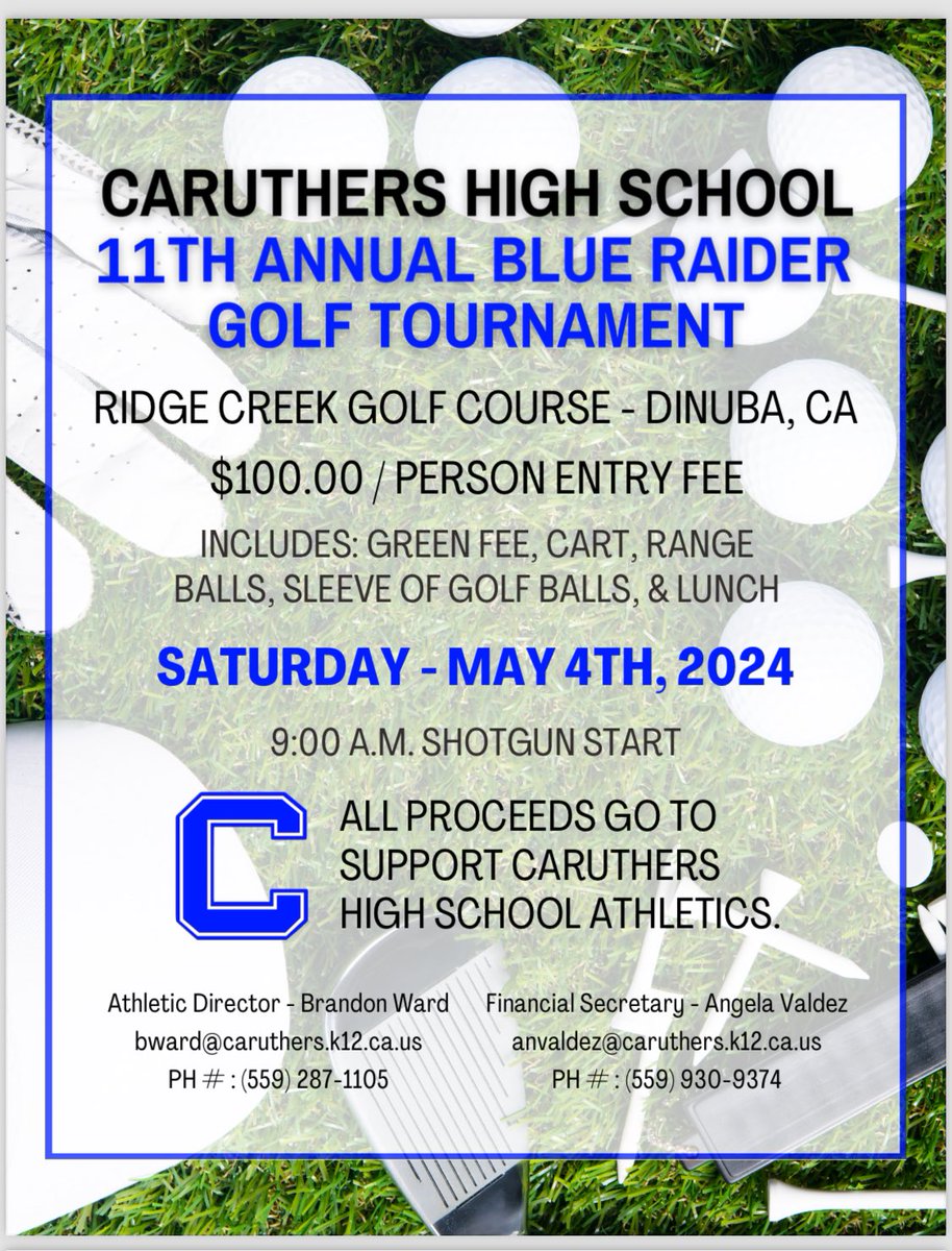 Caruthers HS Athletics tweet media