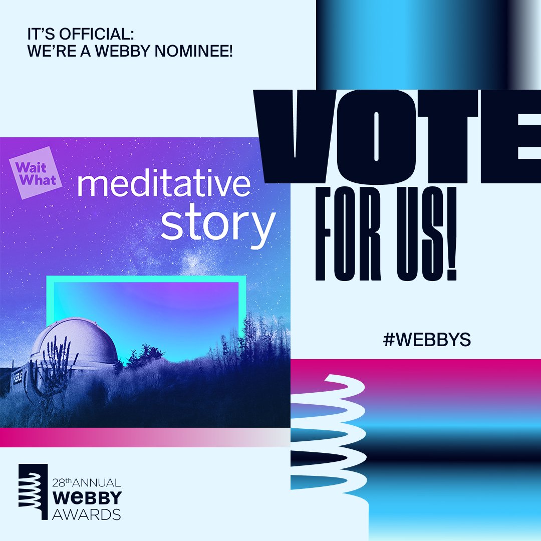 I really enjoyed the recent journey through my diaries to recall treading these transformative trails. Big thanks to the producers of @MeditativeStory for their invitation and collaboration. I’m honored. Vote for our Meditative Story at the @TheWebbyAwards: 🗳️