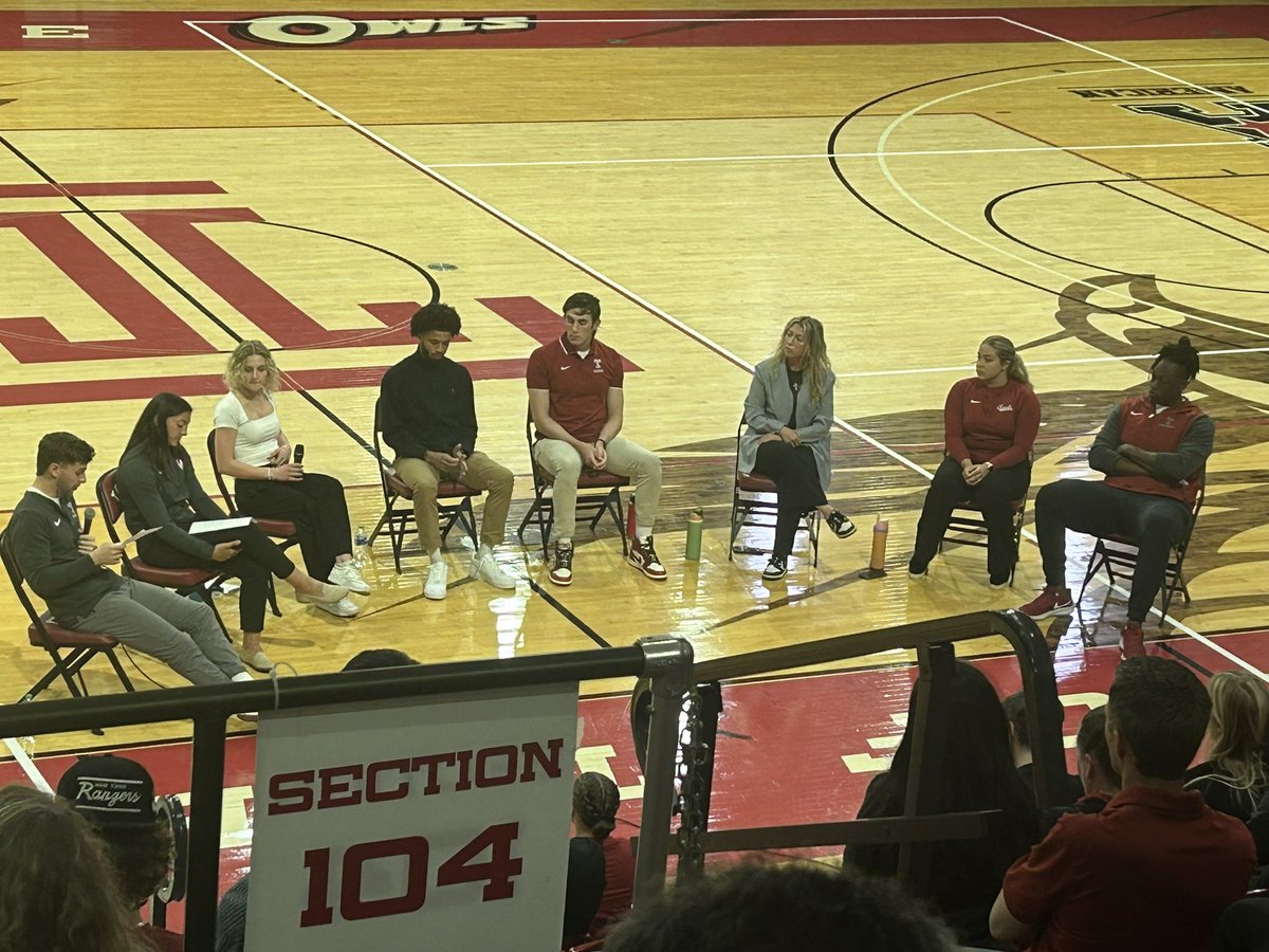 Huge thank you to the @TempleOwls student-athletes who shared their experiences with mental health today as a part of @MorgansMessage! Grateful for their vulnerability and honesty. Together we can make sport a better place for athletes!