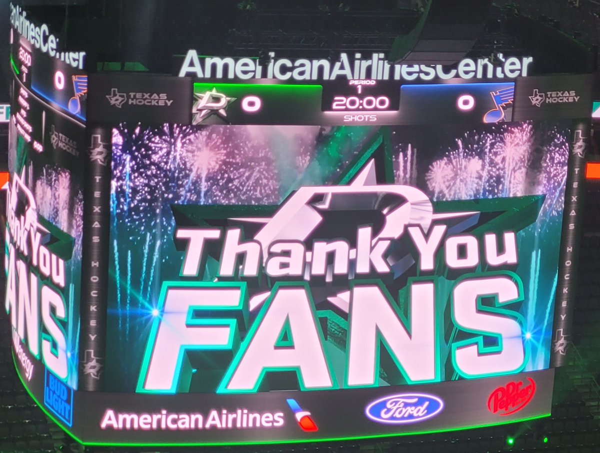 From the @DallasStars to the Fans!!