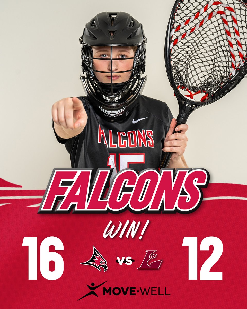 𝗙𝗮𝗹𝗰𝗼𝗻𝘀 𝗪𝗶𝗻!

UWRF Women's Lacrosse remains undefeated in the WIAC at 5-0 with a road win at UW-La Crosse 🥍

#FFT