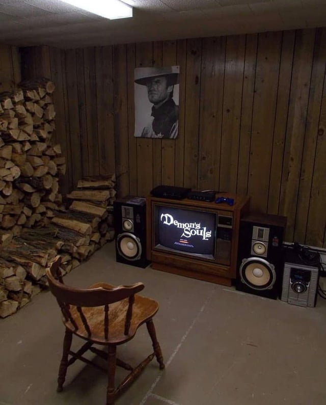 the ideal male living space doesn't exi-