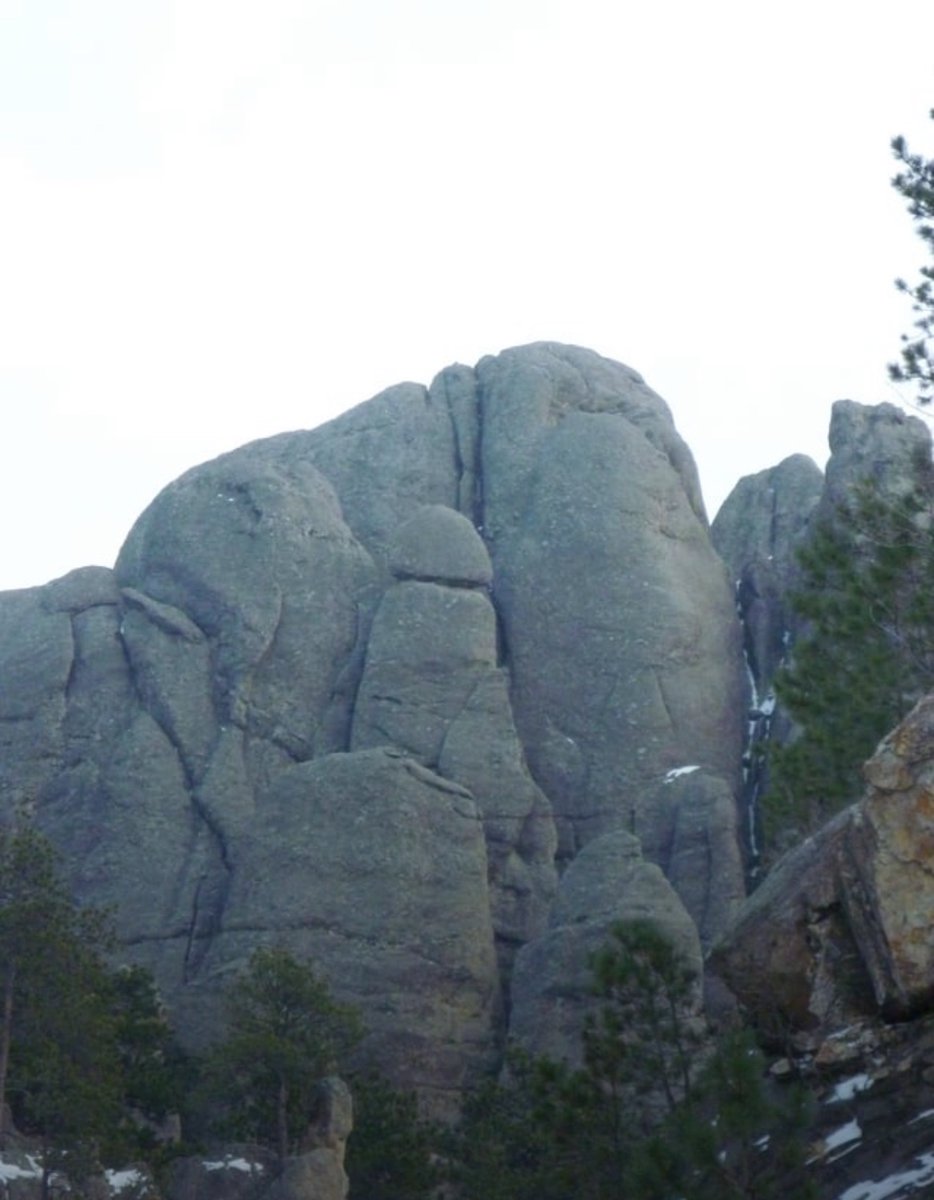 17. The back of Mt. Rushmore: Dick Nixon?