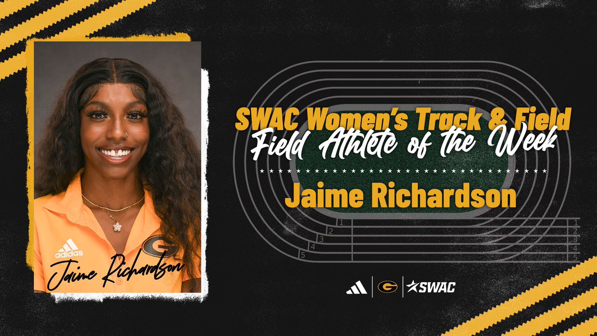 Congrats to Jaime Richardson on being named @theswac Track & Field Women’s “Field Athlete of the Week!”

#GramFam | #ThisIsTheG🐯