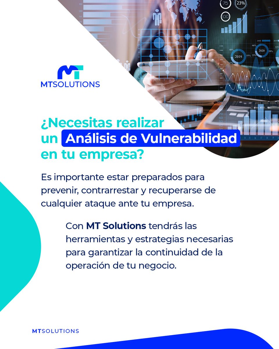 mtsolutionsglob's tweet image. ¿Te preocupa la seguridad de tu empresa? En MT Solutions, entendemos la importancia de proteger tus activos contra amenazas cibernéticas 💻

🔒 ¿Necesitas realizar un análisis de vulnerabilidad para identificar posibles riesgos? 

#MTSolutions #InnovaciónEmpresarial