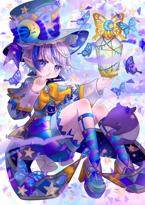 #原型師さんにフィギュア化してほしいイラストを絵描きさんが垂れ流すあえて背景色抜きました。 