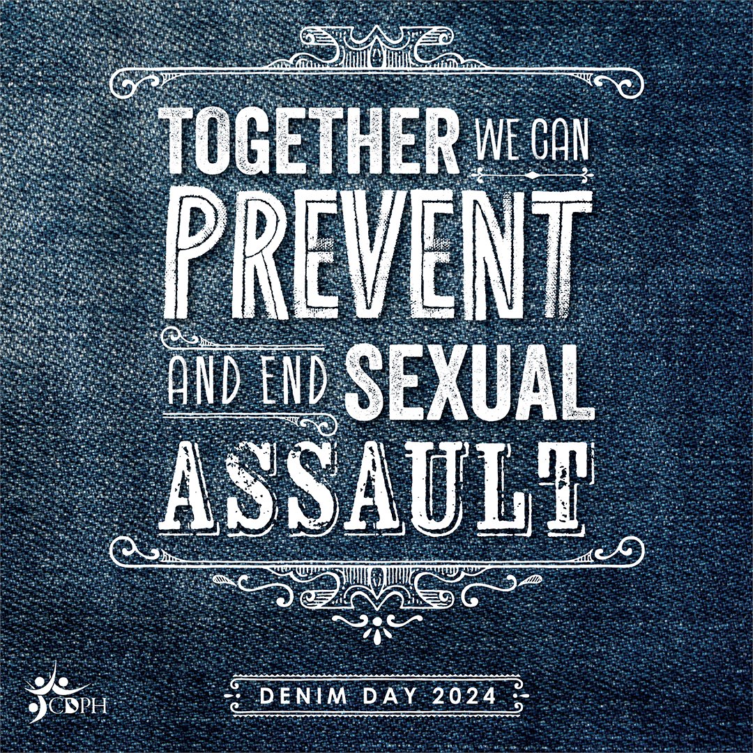 Tomorrow is Denim Day! Let’s uplift the voices of survivors and spread awareness about the different forms of violence. Join the movement by posting your #DenimDay photo tomorrow. Find more resources at: cdph.ca.gov/Programs/CCDPH…