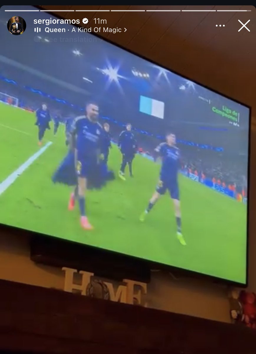 Sergio Ramos on IG… 🥺🤍