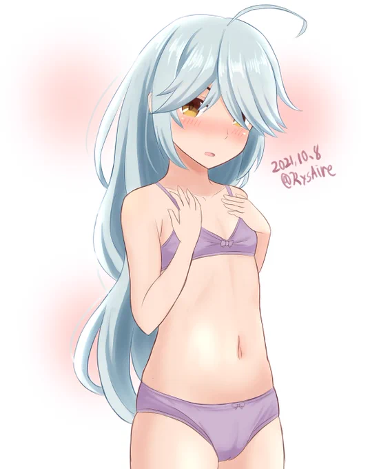 アァ。。。三年前だ最近描けなくてすみません#浜波進水日 