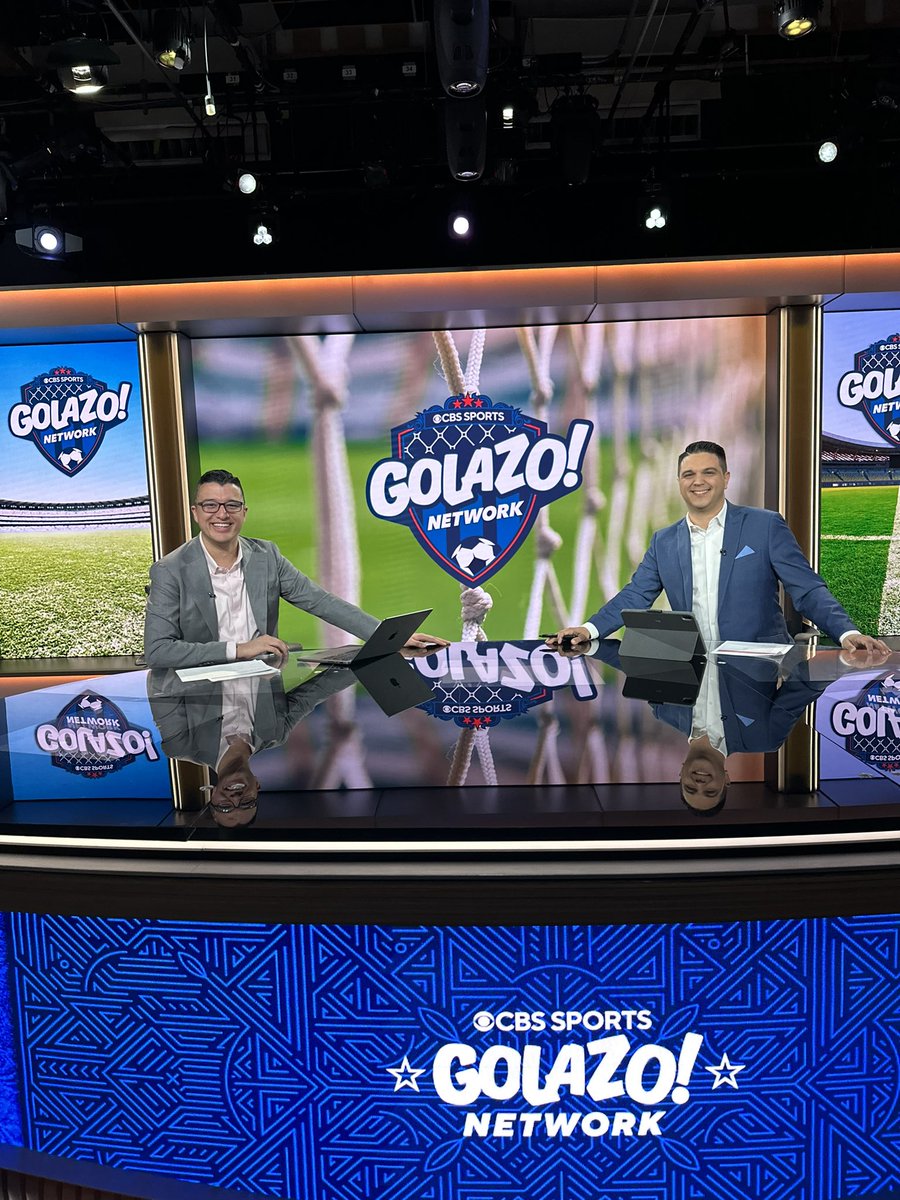 Working with your friends on a #UCL Matchday >>> @ChrisWittyngham @CBSSportsGolazo