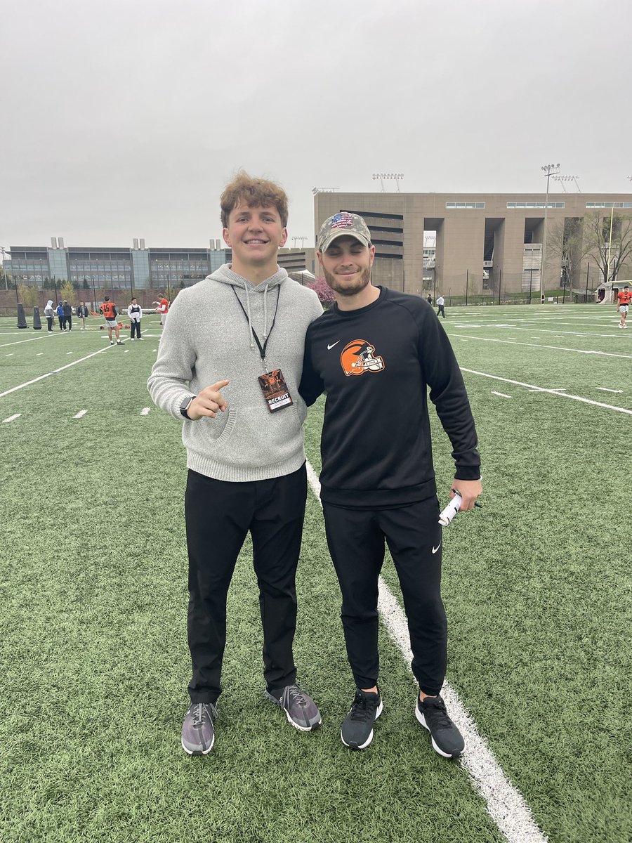 Awesome day at Princeton!! Thank you @CoachSibel and @CoachJMNichols for the great time!