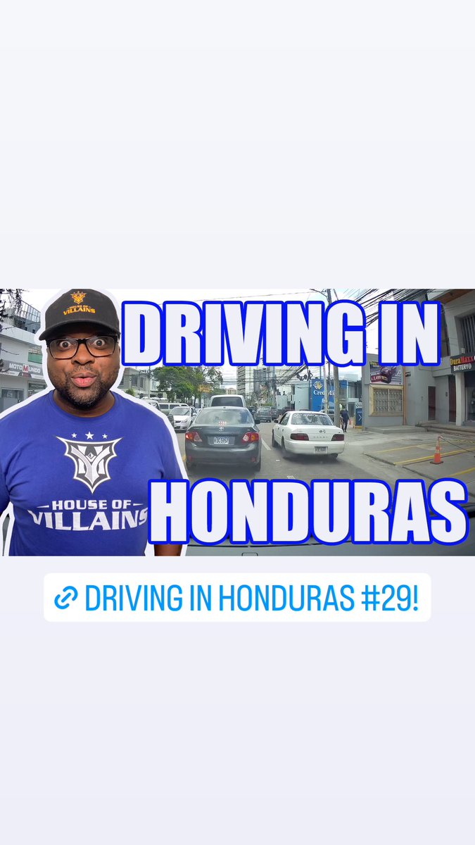Driving in Honduras #29! youtu.be/efeOZjtzyrI?si…