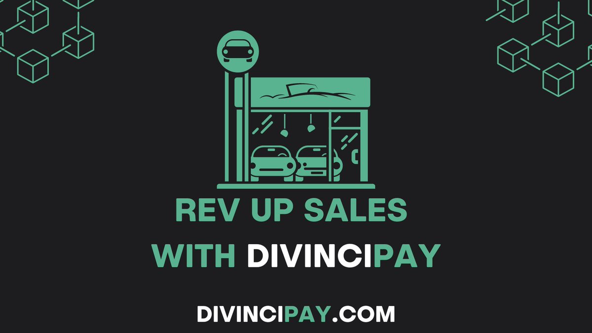 🚗💡 Drive Innovation in Automotive Sales and Services with DiVinciPay 🛠️🔗 Rev up your dealership or automotive service business with DiVinciPay, the cutting-edge solution for accepting cryptocurrency payments. As the automotive industry accelerates towards digitalization, stay