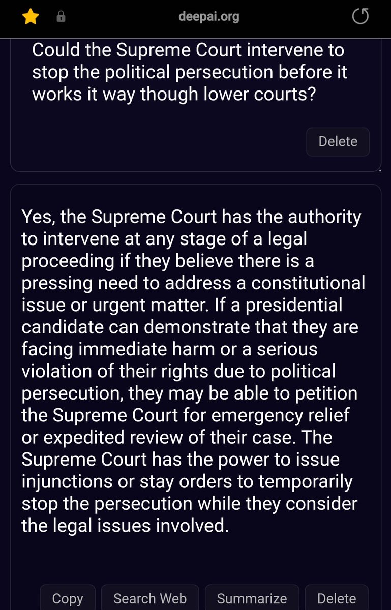 Deja_Vu_4Me's tweet photo. 2. Trump wants to show us and the world just how corrupt some of our States and Federal government court systems are.
The SCOTUS will come into the picture soon.
In the long run, Trump already knows he will WIN these court battles. 🇺🇸🙏🏻
#TrumpsGotThis
#Trump2024 🇺🇸
READ 👇🏻 https://t.co/tlZZ82YION