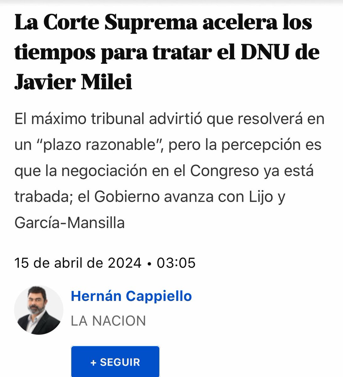 franmmonti's tweet photo. ACERCA DEL #DNU 70 DE @JMilei 

La #Corte sigue su doctrina: en los DNU complejos el #congreso debe determinar la existencia de las condiciones sustanciales que justifican el remedio excepcional
En la jurisprudencia, la Corte validó DNU complejos cuando la política los respaldó https://t.co/R1fAUX9niw