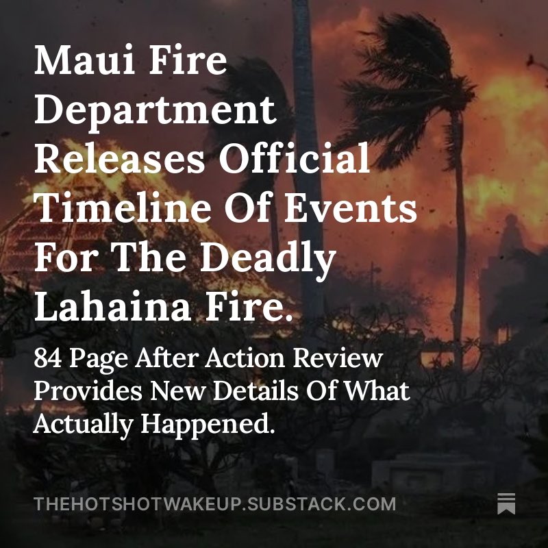 New Episode Out: #wildfire #hifire On Today’s Show: The Lahaina Wildfire in Hawaii last summer destroyed the entire Maui town, and the ensuing chaos led to a mass fatality event. After 101 people lost their lives and while the town is still rebuilding, the Maui Fire Department…