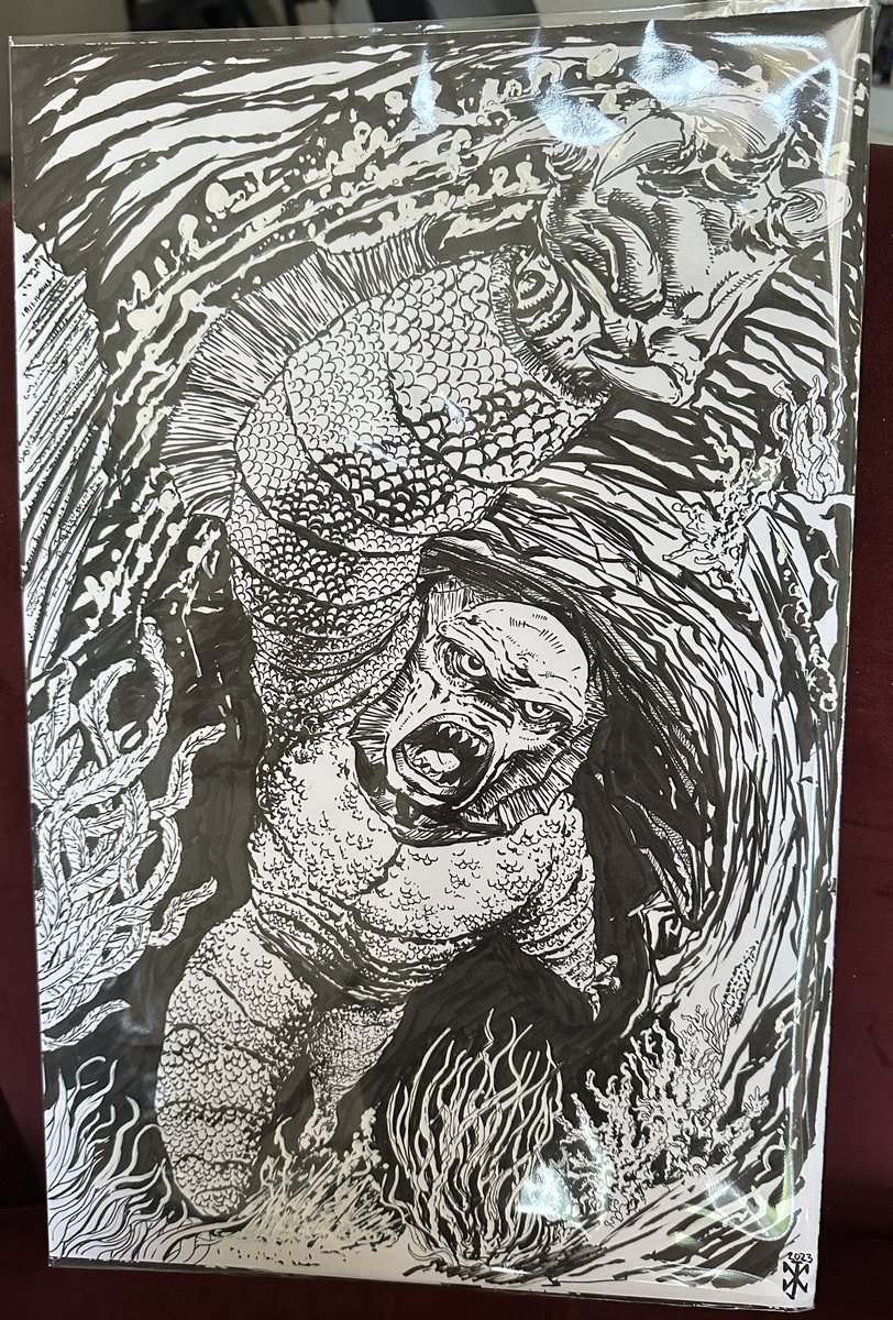 Only one slot left to get a commission by Don! Here’s the Creature commission I received from the issue 2 Kickstarter.