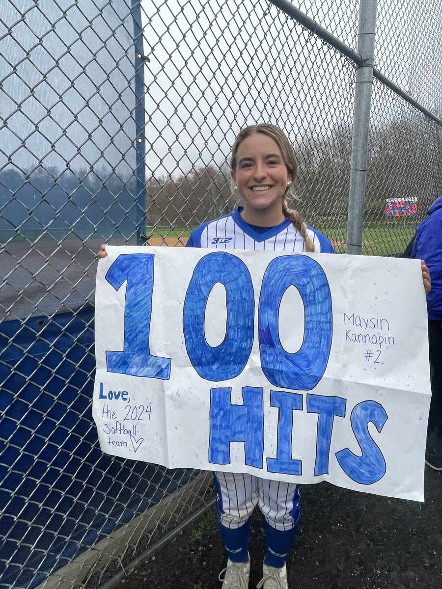 Dobbs Ferry Softball (@dobbssoftball) on Twitter photo Junior Maysin Kannapin recorded her 100th career hit today in our win! 👏🏻 🚨 <a href="/LoHudSoftball/">Lohud Softball</a> Junior Maysin Kannapin recorded her 100th career hit today in our win! 👏🏻 🚨 <a href="/LoHudSoftball/">Lohud Softball</a>