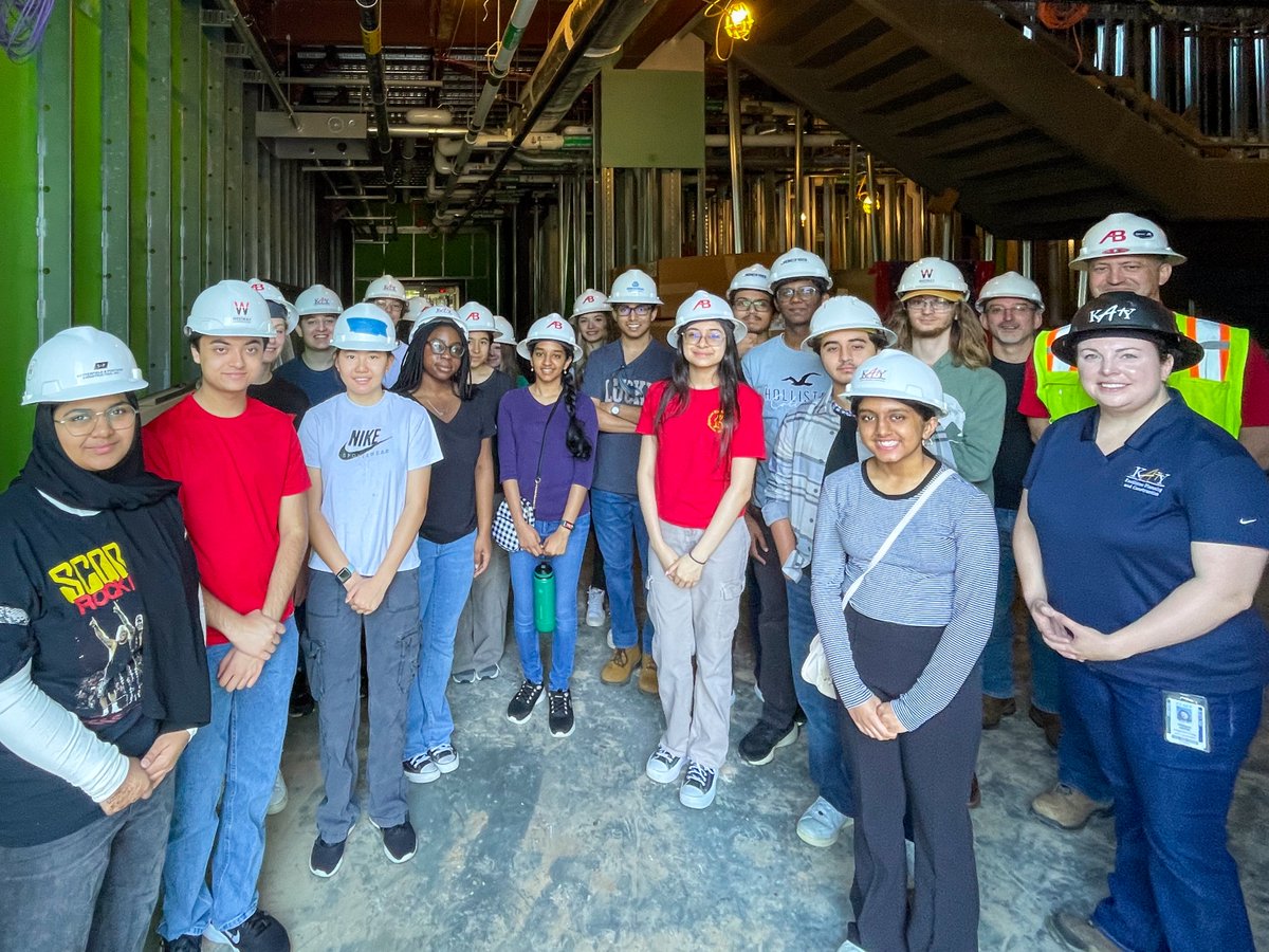 Jordan HS Architecture & Engineering students recently had the opportunity to tour the construction site of West Memorial Elementary. Katy ISD's budding architects and engineers are laying the foundation for their own bright futures! 🏗️