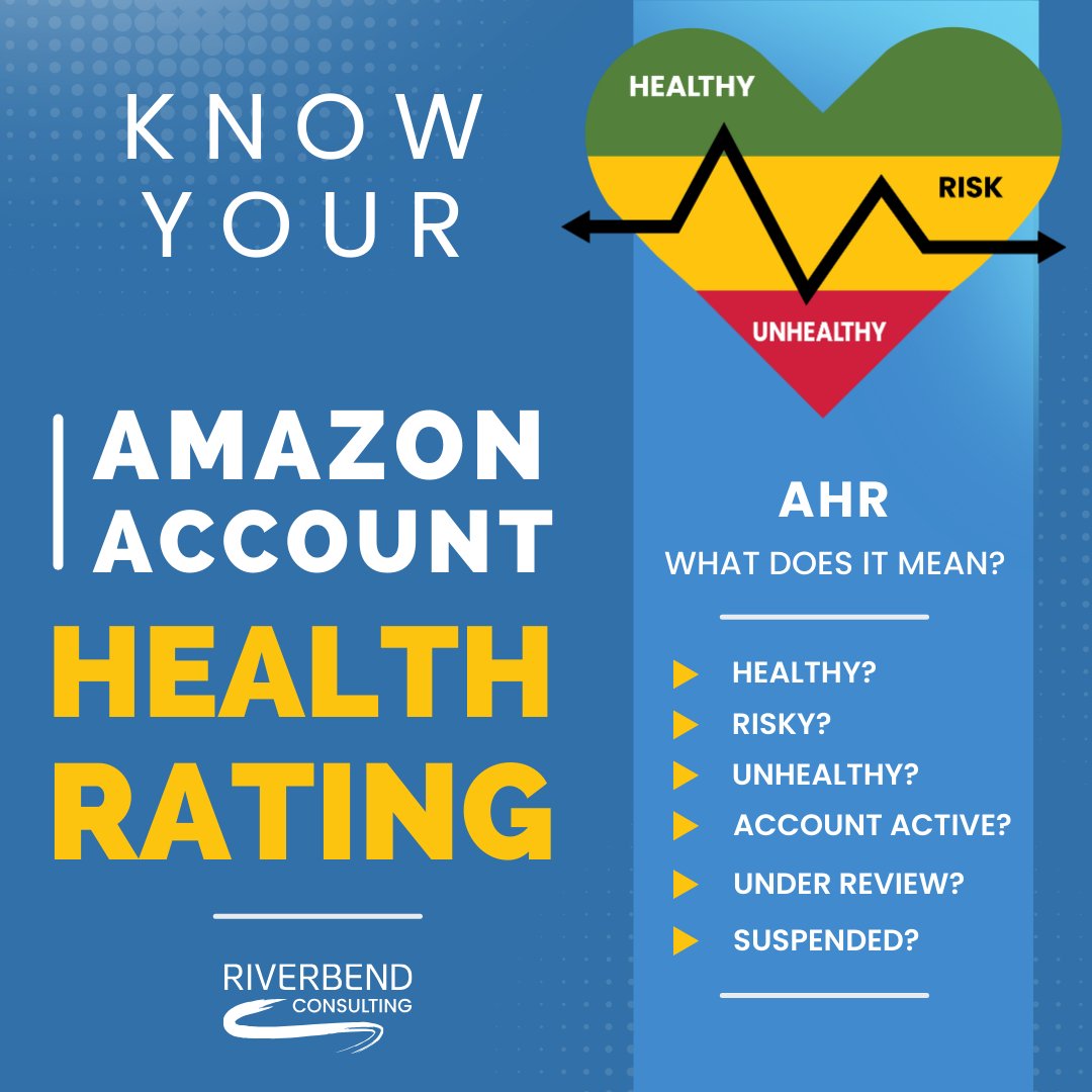 Does your Amazon Account Health Rating still matter? ❤️🤔 Yes! 😉

Check the link and learn more: i.mtr.cool/qydjrppghd

#amazonsellers #accounthealthrating #amazonaccounthealthrating #positiveselling #amazonsolved #riverbendconsulting