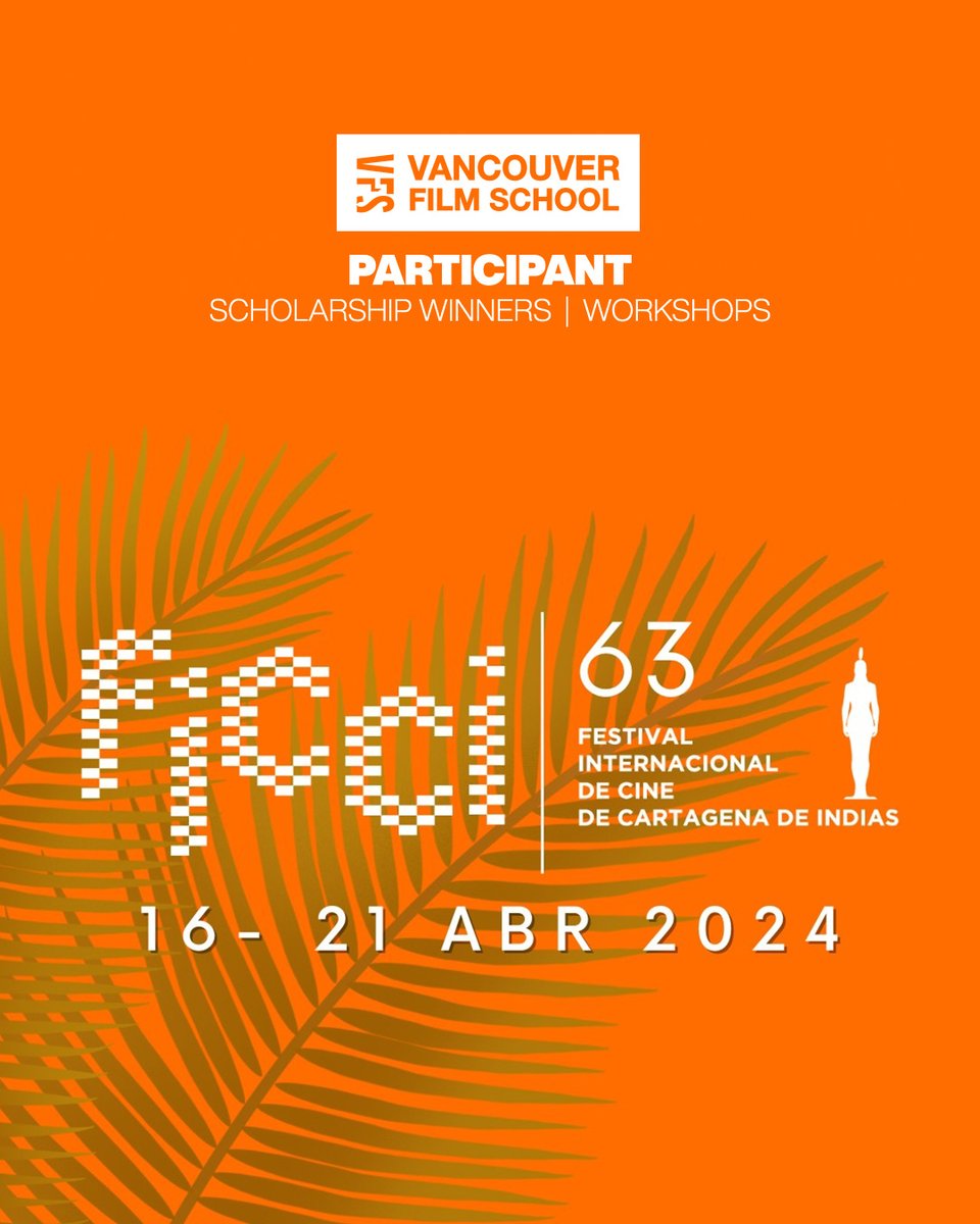 Exciting news! VFS is at Cartagena International Film Festival (FICCI)! We'll award Colombia University Writing for Film, TV, and Games Scholarship winners on April 21st. Don't miss our Masterclass (April 19th) & Workshop (April 20th). Details here 👉 ficcifestival.com