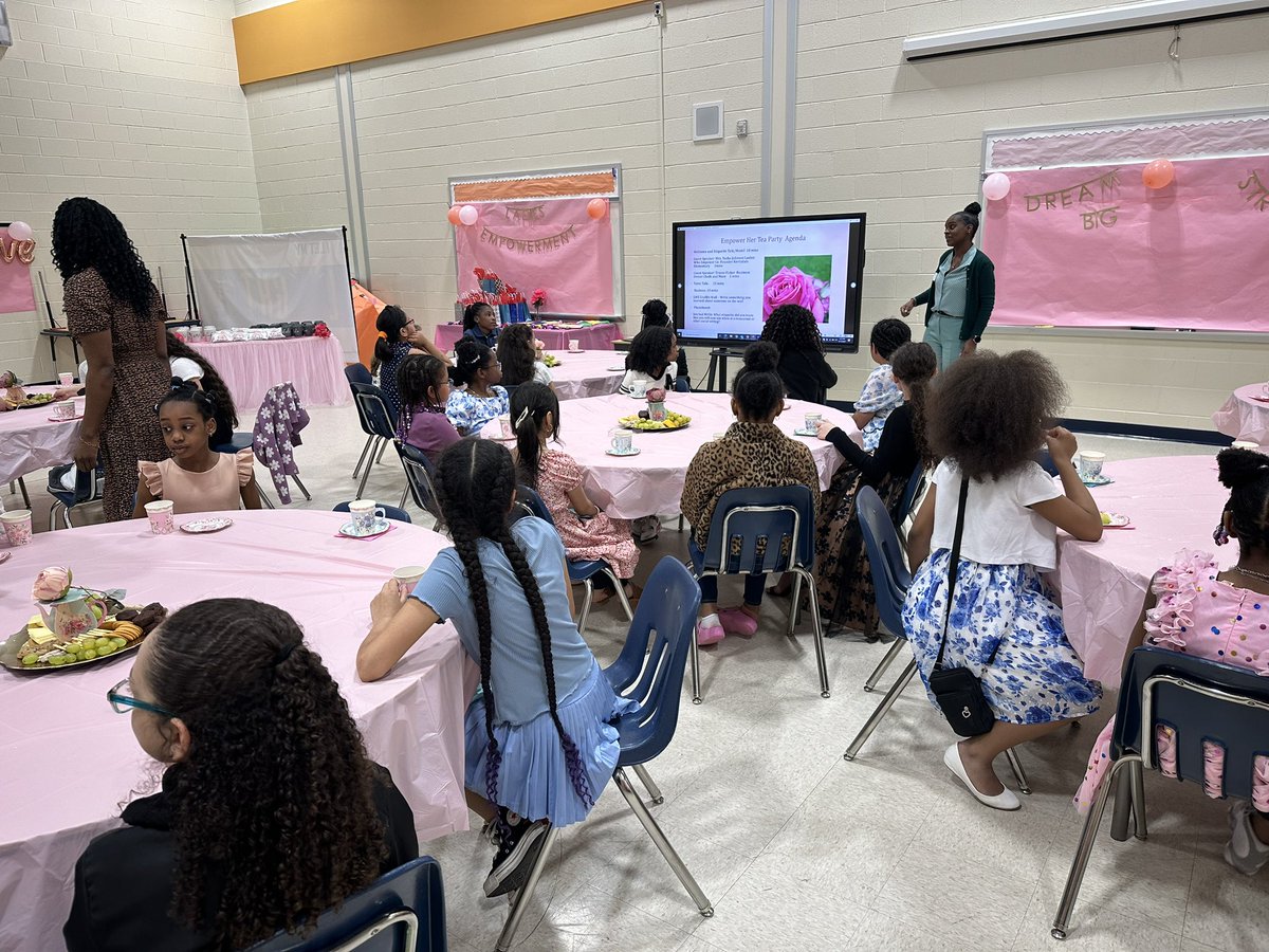 Ladies Who Empower Tea Party was a success! Today’s session focused on etiquette. We had guest visitors LWE Tasha Johnson and Guest Tracee Fisher encourage the girls to walk into the greatness that resides within! 💕LWE FFES <a href="/G_MrWright/">Mr. Wright</a>