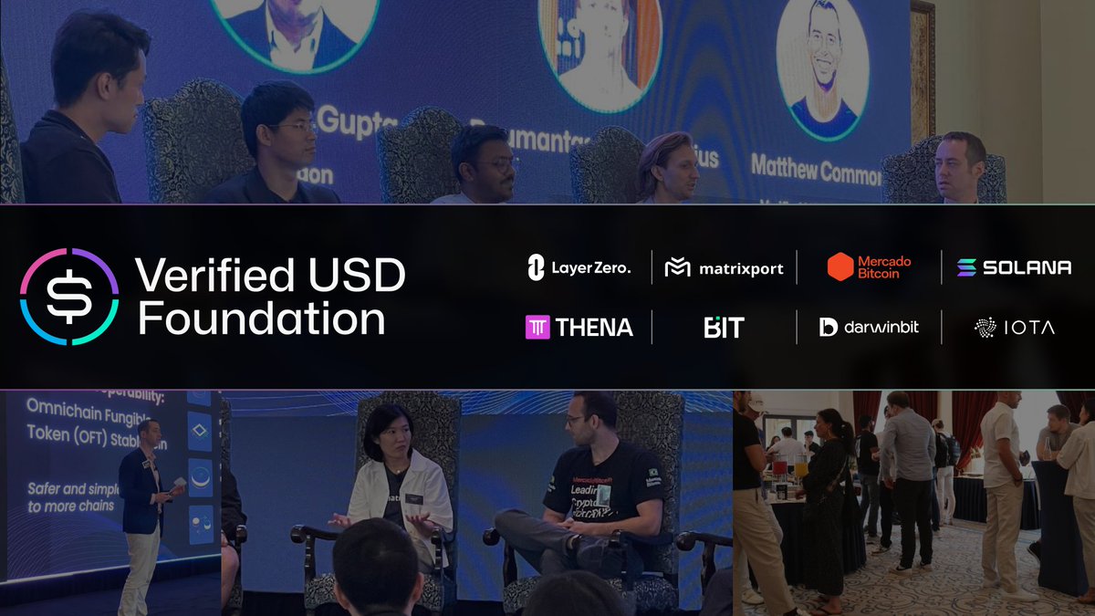USDV_Money's tweet photo. #StableFusion has concluded! Thank you to all who attended, and a special thanks to our sponsors for their support!

It was a pleasure to connect with you and discuss topics like #USDV, stablecoin, multi-chain solutions, crypto payments, and more. https://t.co/mMUrfTmUpY