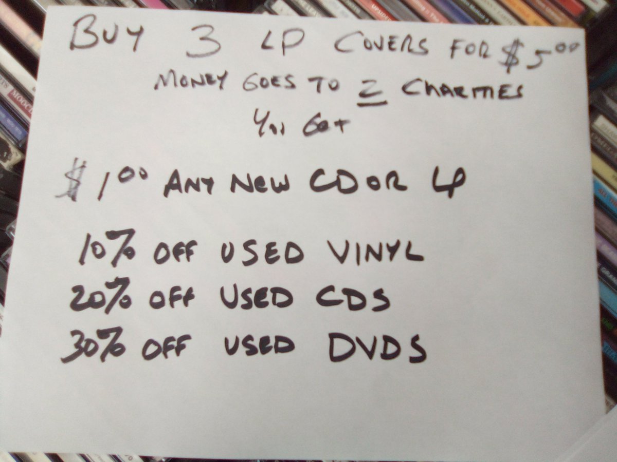 PhilsRecords's tweet photo. RSD 2024 this Saturday starting at 9 am. Sales on Markdown Lps and  record covers suitable to frame- details below. See you then. https://t.co/Tifbl0gb4V
