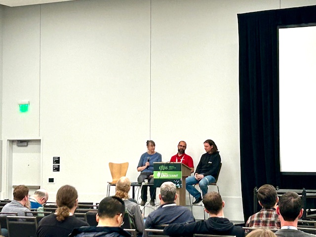 ELISA Project (@projectelisa) on Twitter photo .<a href="/linuxfoundation/">The Linux Foundation</a>'s <a href="/_kate_stewart/">Kate Stewart</a>, <a href="/RedHat/">Red Hat</a>'s <a href="/bristot/">Daniel Bristot de Oliveira</a> & <a href="/linutronix_LX/">Linutronix</a>'s Sebastian Siewior take questions & chat about the current state of Real-time #Linux, features being developed from it & what to expect next. #EmbeddedOSSummit <a href="/ProjectELISA/">ELISA Project</a> #linuxkernel #embedded .<a href="/linuxfoundation/">The Linux Foundation</a>'s <a href="/_kate_stewart/">Kate Stewart</a>, <a href="/RedHat/">Red Hat</a>'s <a href="/bristot/">Daniel Bristot de Oliveira</a> & <a href="/linutronix_LX/">Linutronix</a>'s Sebastian Siewior take questions & chat about the current state of Real-time #Linux, features being developed from it & what to expect next. #EmbeddedOSSummit <a href="/ProjectELISA/">ELISA Project</a> #linuxkernel #embedded