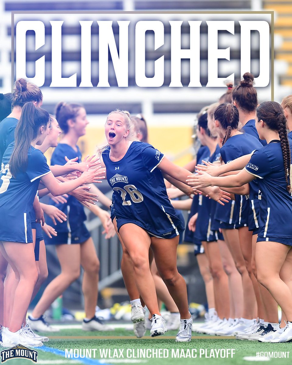 Mount_WLAX's tweet photo. WE ARE IN!!!!

MAAC Playoff spot secured!

#GoMount https://t.co/gdKDpEhG5R