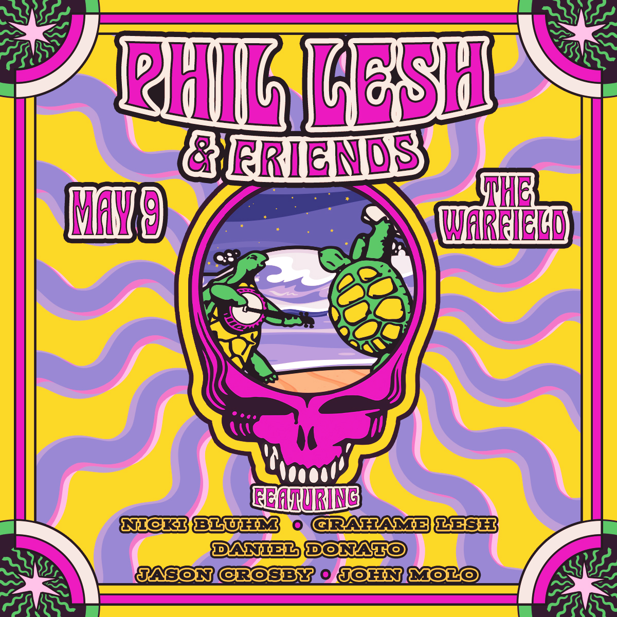 Howdy, friends! How about we all have a high time in San Francisco with Phil Lesh & Friends on May 9th at @thewarfield?! Yeehaw. Tickets on sale this Friday 4/19 at 10am PT. axs.com/events/544302/…