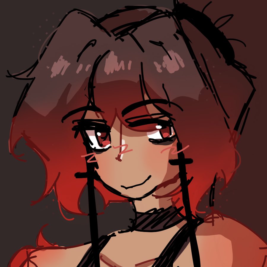 I felt a bit more confident with my finger art skills so I drew my Oc Lilith again