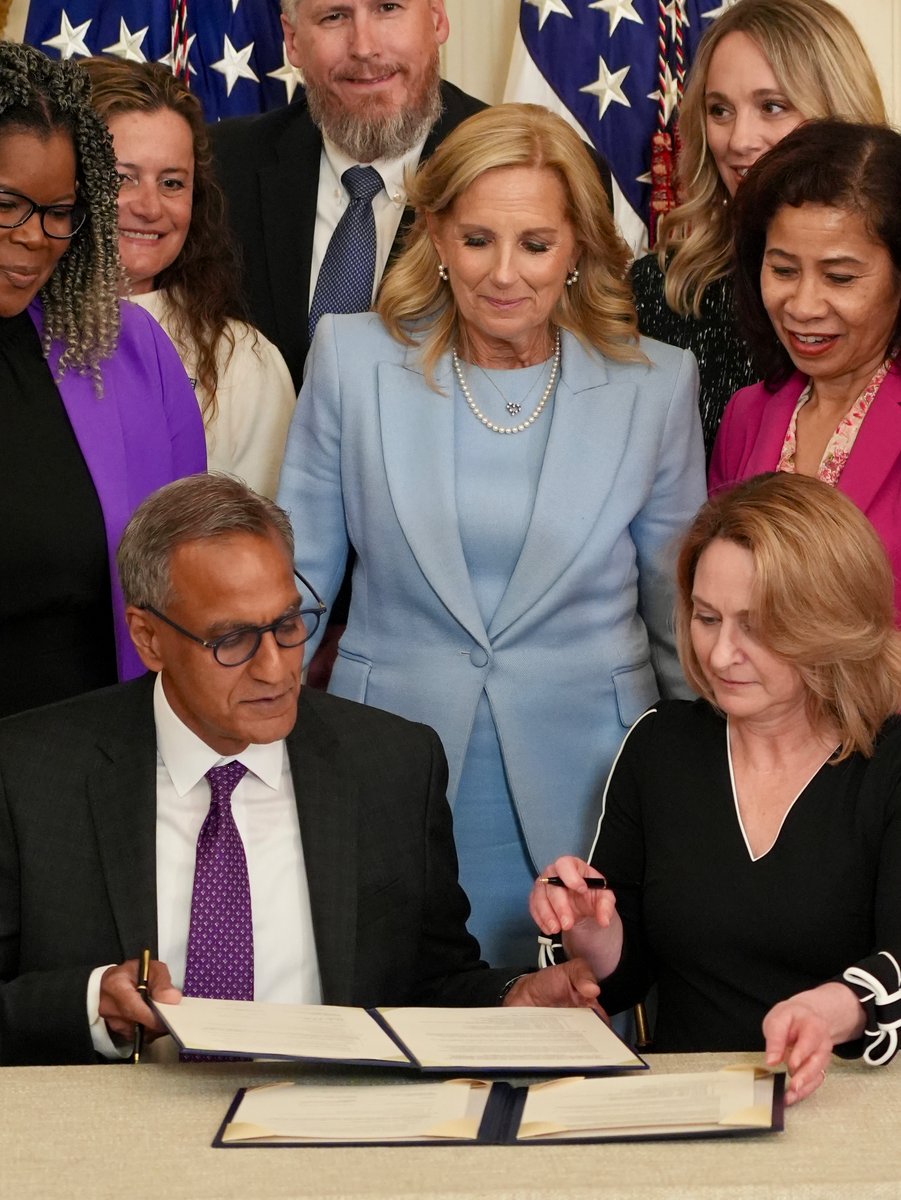 The @FLOTUS oversaw the signing of an agreement between the State Department and DoD to help military spouses keep their government jobs even when deployed overseas.