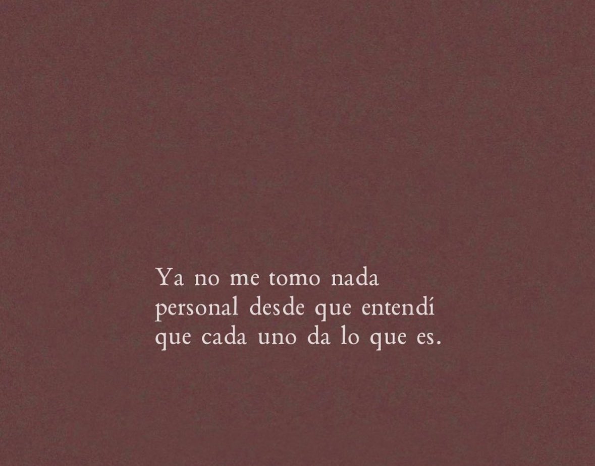 Cada uno da lo que es, no fuercen nada.