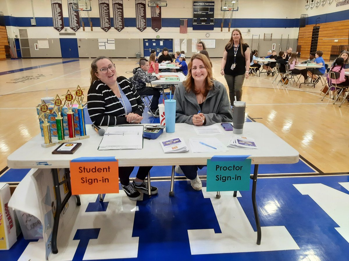 <a href="/AACountySchools/">AACPS</a> <a href="/24Game/">24® Game</a> club students arrive tonight <a href="/AnnapHS_AACPS/">Annapolis High School</a> with families to regional 2024 championship!
Who will be the county 5th grade 24 Game Champ in 2024?
#BelongGrowSucceed
