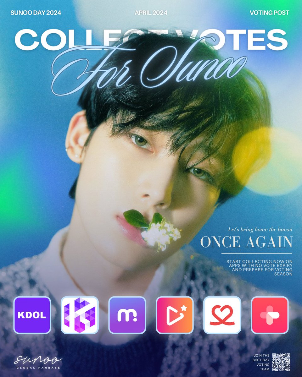 📝 | 240418 • REMINDERS NOO-Mornings! Let's have a productive day by collecting votes and participating in the birthday votings! 🔥 📊 Current Ranking: ‣ Halo Ocean: #5 🔥 ‣ Idoki: #2 🔥 ‣ Fanplus: #1 👑 ALL FOR SUNOO 💛 #VoteforSunoo #선우 #SUNOO @ENHYPEN_members @ENHYPEN