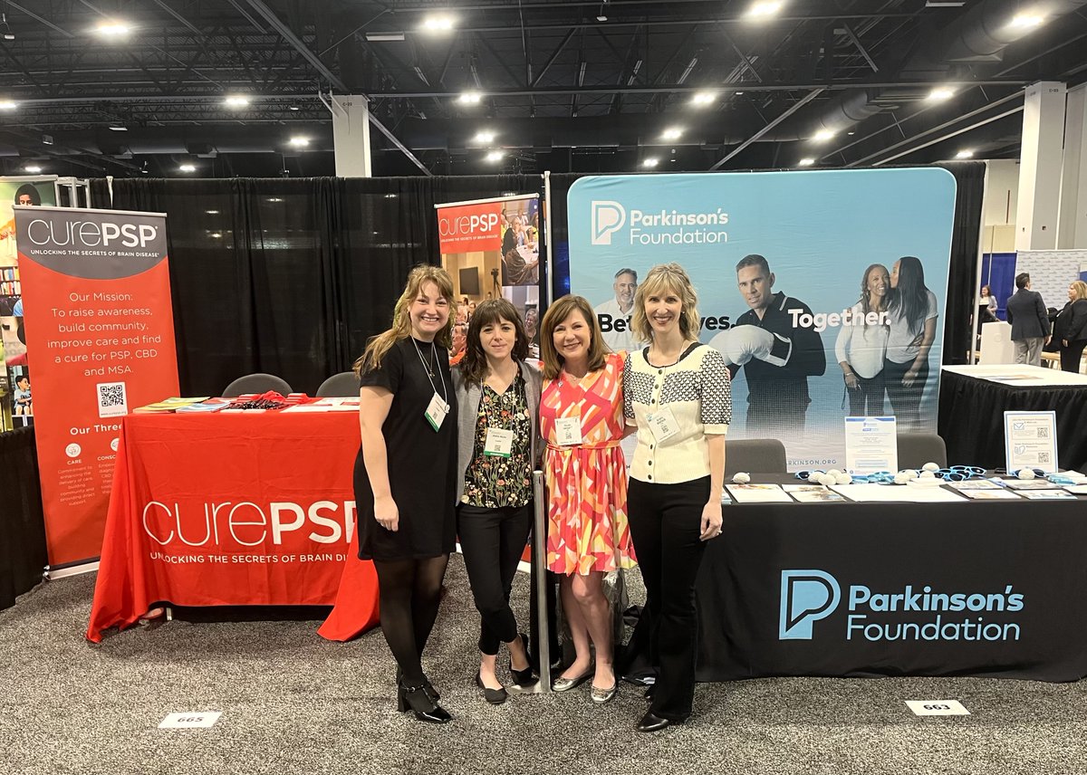 Thrilled to connect with our partners at #AANAM! These connections are the driving force behind our mission. Partnership propels progress. @MissionMSA @ParkinsonDotOrg @AFTDHope