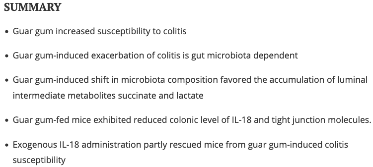 #Fiber isn't a panacea ... #Dietary fiber #guar gum-induced shift in #gut #microbiota metabolism & #intestinal immune activity enhances susceptibility to #colonic #inflammation tandfonline.com/doi/full/10.10… @_atanas_ @_INPST @ScienceCommuni2 @DHPSP @SBakerMD @Mangan150 @robbwolf…