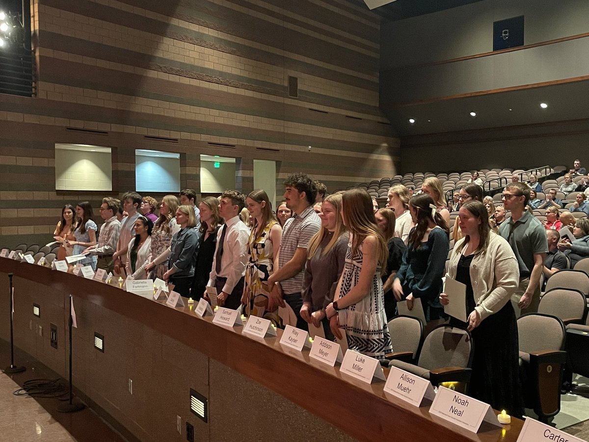 Welcome Ankeny High NHS Induction Class of 2024! #TFBH