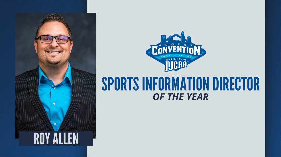 Roy Allen has been named the 2023-24 NJCAA Sports Information Director of the Year! @FSWBucs Allen exemplifies the overall purpose of promoting and leading his institution, athletic department, and student-athletes through sports information. 💻njcaa.org/general/2023-2…