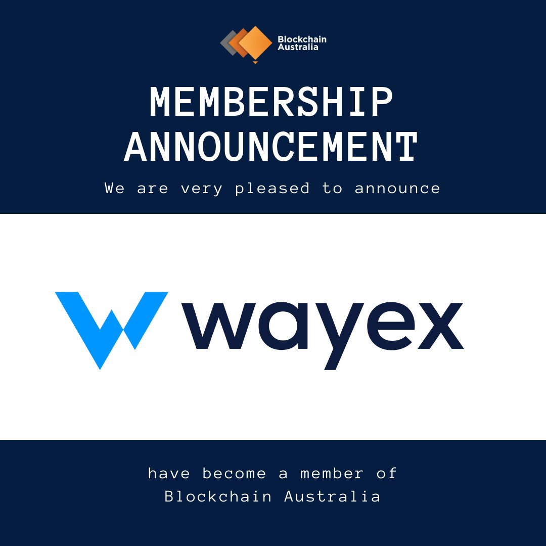 We're very pleased to announce that @WayexSocial has become a member of Blockchain Australia. Wayex is the evolution of CryptoSpend, marking a new chapter for the crypto & payments company in delivering innovative and user-friendly crypto experiences!